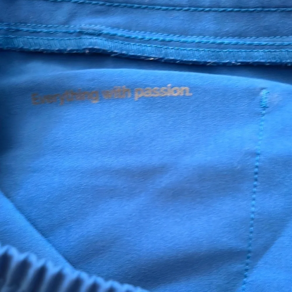 Figs Blue Joggers with Elastic Waistband and Relaxed Fit